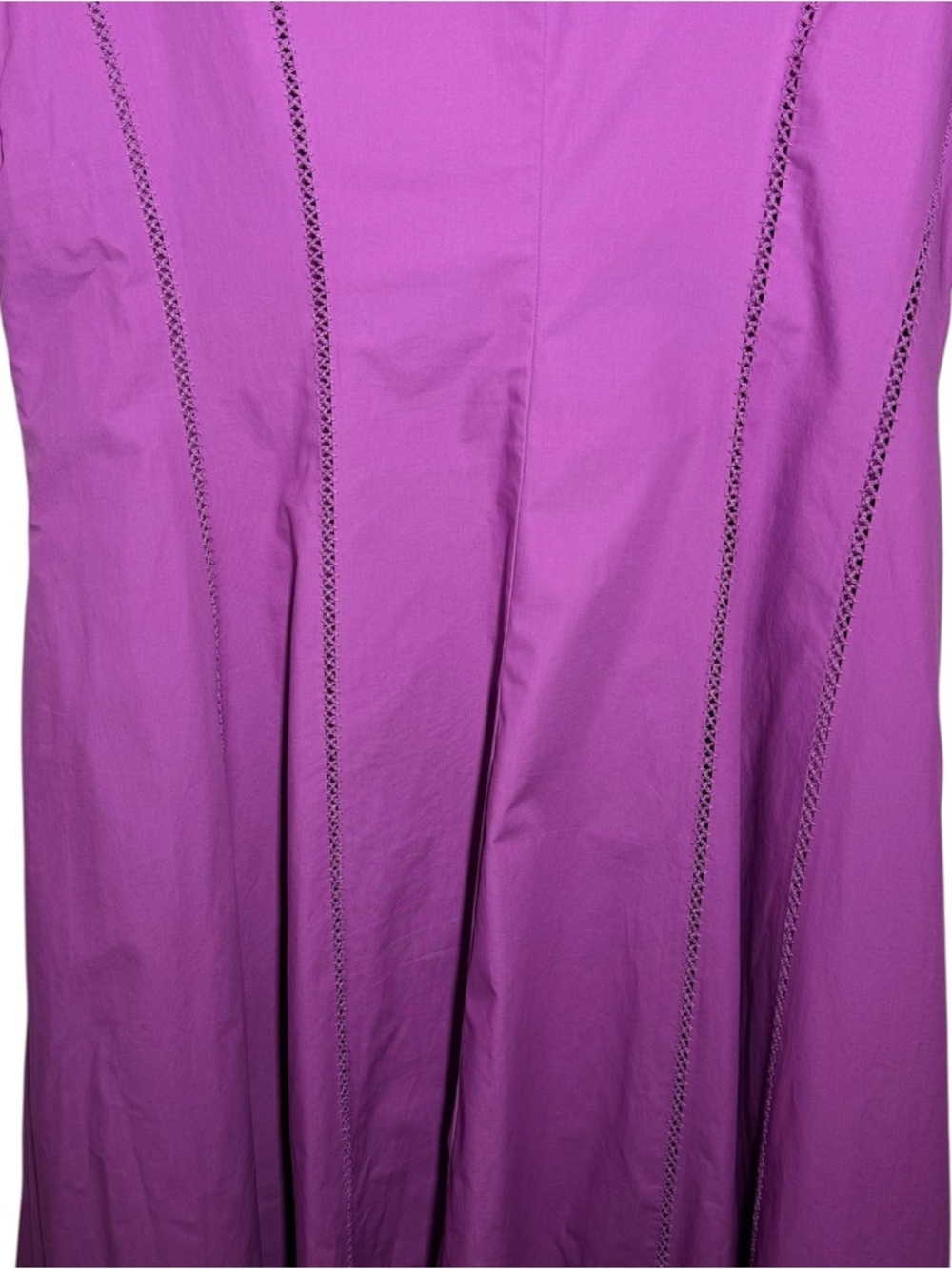 Co Collection Orchid Purple Cotton Button Front Midi Shirt Dress - XL - Picture 11 of 13